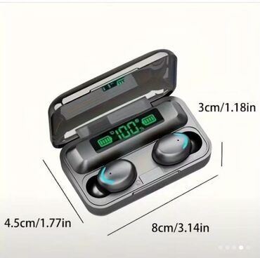 Qulaqcıqlar: Yeni Simsiz (Bluetooth) Qulaqcıqlar, rəng - Qara — 5