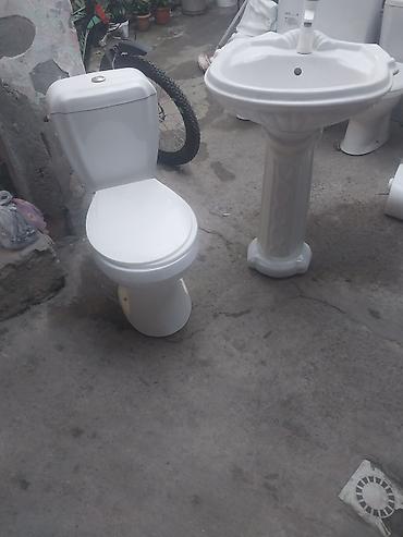 wc: Hamam üçün sanitariya dəsti - Su çəni olan kommodes (WC) – klassik — 1