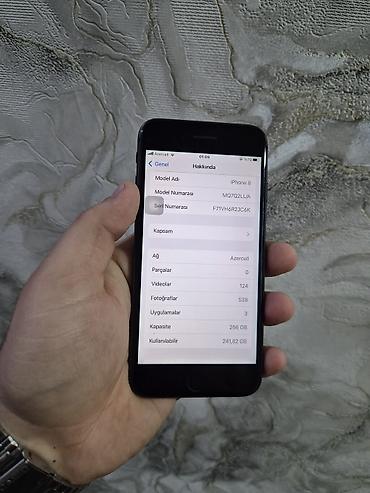 kontakt home ipad: IPhone 8, 256 GB, Qara, Zəmanət, Simsiz şarj — 2