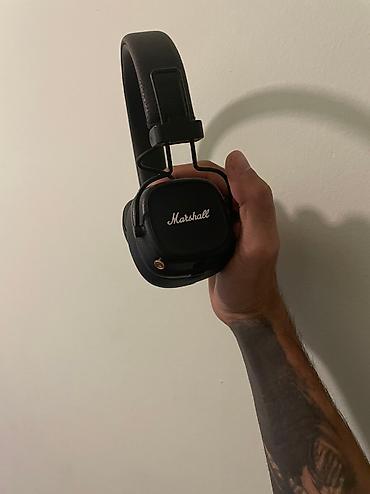 Qulaqcıqlar: İşlənmiş Simsiz (Bluetooth) Qulaqcıqlar, Marshall, rəng - Qara — 3
