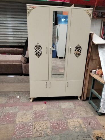 Dolablar: Yeni, Açılan, 3 qapılı Düz dolab, Qarderob, paltar dolabı, Azərbaycan — 6