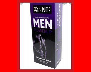 for men: Вакуумная помпа для мужчин penis pump - men powerup clear оригинал
