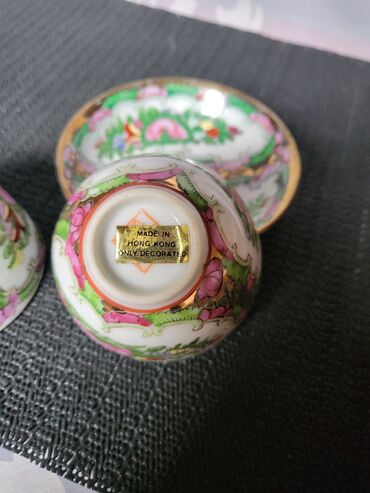 Kuhinjski setovi: Fildzani Hong Kong rucno oslikani,porcelanski 1950g+. Fildzani bez — 12