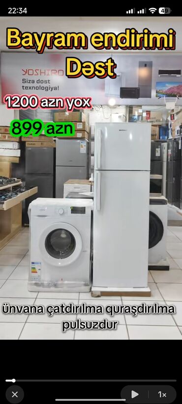 Digər aksesuarlar: Anbardan satiş komplekt dəst Soyuducu paltaryuyan məişət texnikası — 21