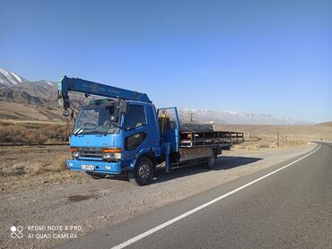 монипулятор услуги: Манипулятор/ кран| стрела 12 м| 3,0 тонн | борт 8 тонн. Бишкек 24/7!!!
