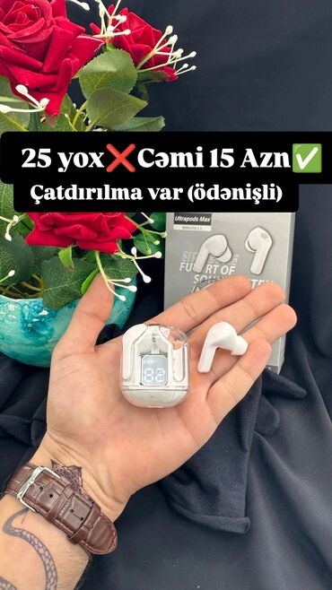 i88 airpods: Yeni Simsiz (Bluetooth) Qulaqcıqlar, Borofone