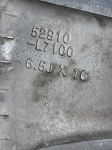 work r18: Литые Диски R 16 Kia, Комплект, отверстий - 5, Б/у — 8