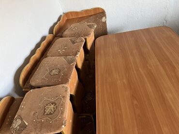 шкаф для офиса дома: Ашкана үстөлү жана отургуч, Колдонулган, Өзү алып кетүү, түсү - Күрөң