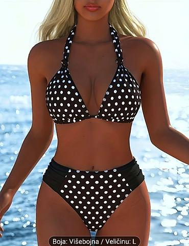 Kompleti: Dvodelni ženski bikini set – leopard print - Gornji deo: trouglasti — 8