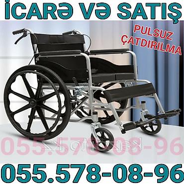 İcarə və satış üçün əlil arabası - Rahat və dayanıqlı konstruksiya