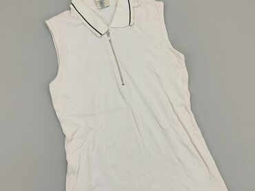 białe letnia bluzki: T-shirt, S, stan - Dobry