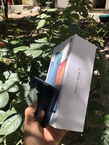 компьютер i3: Redmi, Redmi Note 9, Б/у, 64 ГБ, цвет - Красный, 2 SIM