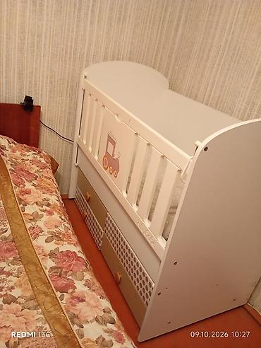 isləmis mebel: Oğlan və qız üçün, İşlənmiş, Çarpayı, Matras ilə, Siyirməli — 2