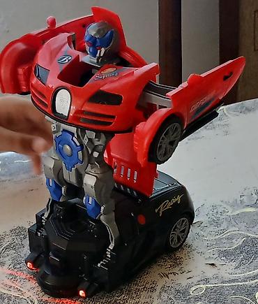 Robotlar və transformerlər: Uşaq oyuncağı – “DEFORM ROBOT” sport maşını Maşının düyməsini "on" — 12