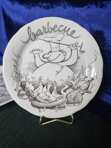 Kuhinjski setovi: Servis vintaz Ironstone za rostilj i dr. Tanjiri su perfektni (novi) — 7