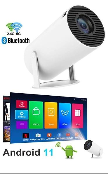 hy300 projector: İşlənmiş Portativ Proyektor Android, Pulsuz çatdırılma — 1
