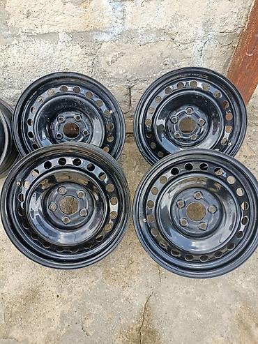 ford transit v347: Satılır: 4 ədəd polad disk dəsti - Material: möhkəm polad, qara — 1