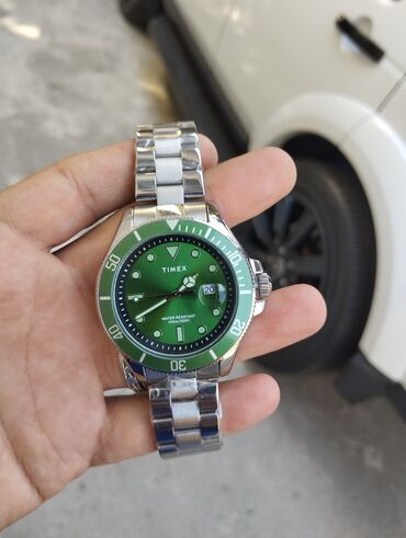 Информатика: Наручные часы, Timex, цвет - Зеленый
