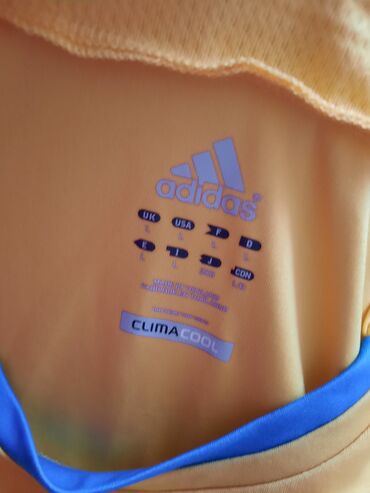 Futbolkalar: Futbolka, Adidas, L, rəng - Sarı — 5