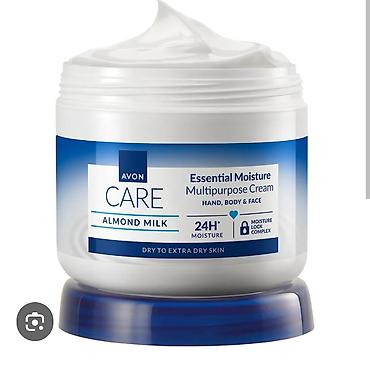 teget helanke: **Avon Care Almond Milk višenamenska krema za ruke, telo i lice** — 1