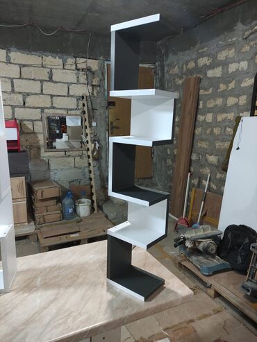 Rəflər: Aksesuar rəfi, Corner shelf — 5