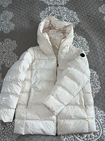 женские куртки зефирки: Пуховик, Короткая модель, Стеганый, M — 1