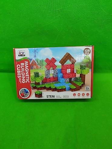 Игрушки: Конструктор магнитный Майнкрафт для развития детей🟩🟨 Комплектация — 8