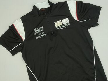 spodnie woskowane beż: T-shirt sportowy dla mężczyzn, rozmiar L