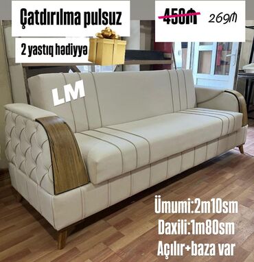 Ev üçün dekor: Divan, Yeni, Açılan, Bazalı, Parça, Şəhərdaxili pulsuz çatdırılma
