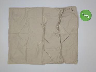 простирадло: Poszewka na poduszkę / jaśka – beżowa, jednolita - Wymiary ok.: 49 x — 3