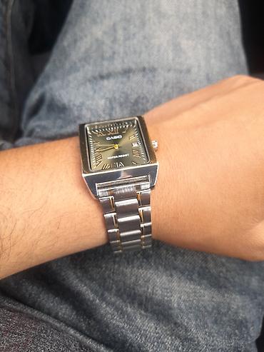 Наручные часы: Б/у, Наручные часы, Casio, цвет - Серебристый — 1