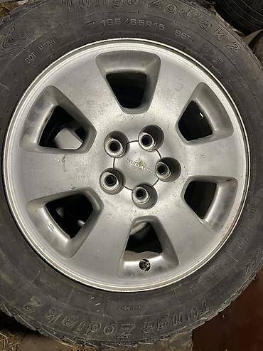 r15 honda: Колеса в сборе 195 / 65 / R 15, Всесезонная, Б/у, Комплект, Литые, отверстий - 5 — 1