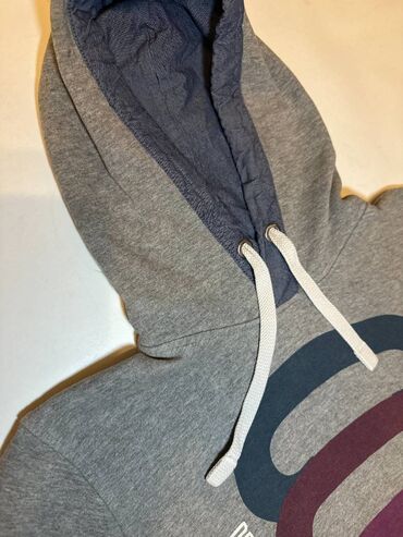 division duks: Sweatshirt, M (EU 50), color - Grey, With a hood