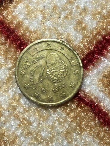 монет: 50’euro cent espana 1999
