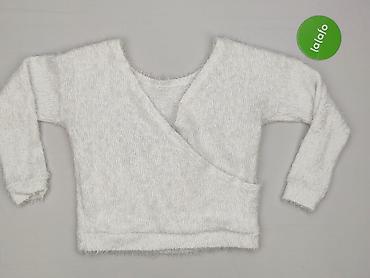 długi biały sweter: Sweter damski, rozmiar M — 2