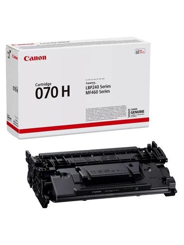 совместимые расходные материалы canon тонеры для картриджей: Оригинальный тонер-картридж Canon 070 H черного цвета, разработанный