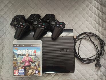 акпп 722 3: Sony PlayStation 3 super slim Yaddaş 500 gb Oyun 20+ 3 pult + 1