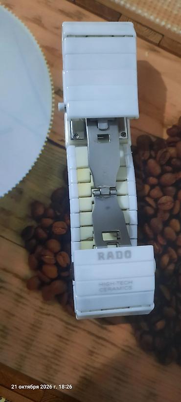 tsunami xl: Часы RADO Jubile (Swiss Made), белая керамика - Корпус и браслет из — 4