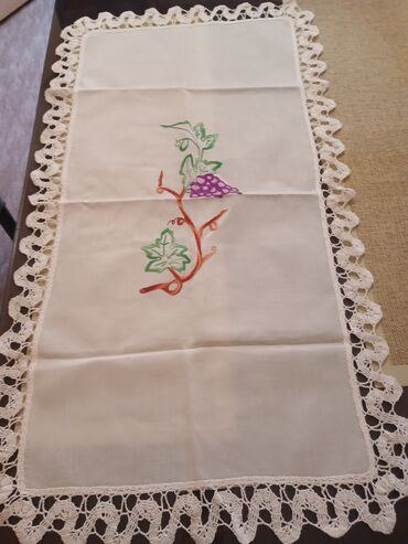 tekstil nis: Tablecloths, New, color - White