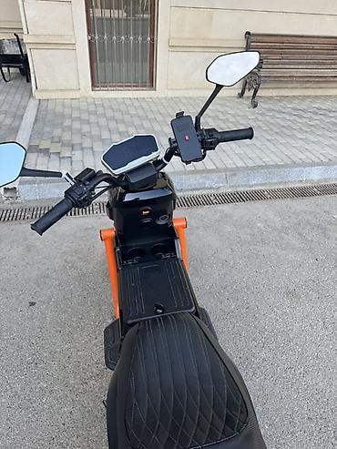 elektrikli chopper: 60v30ah batereya tutumu Tam şarjla 70-80km məsafə (çəkiyə və küləyə — 5