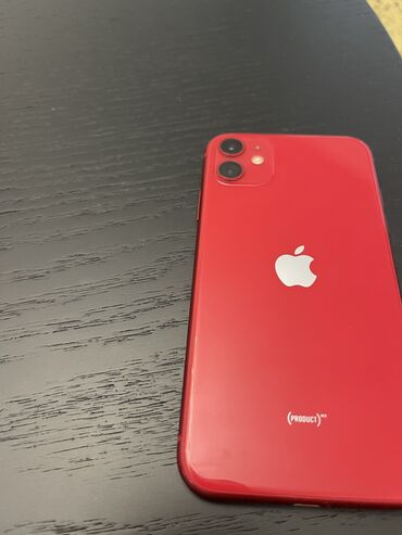 Apple iPhone: IPhone 11, 64 GB, Qırmızı, Face ID