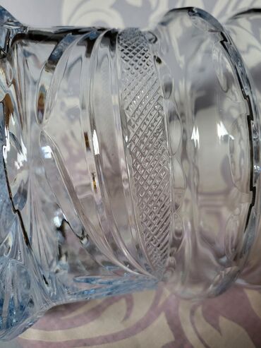 Činije: Bombonijera kristal,led kristal,rucni rad ceska 70te — 6