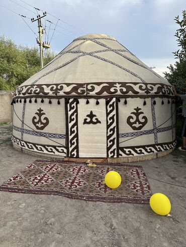 Аренда юрт: Аренда юрты, Каркас Деревянный, 75 баш, Стулья, Казан, Посуда — 5