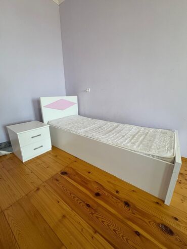 uşaq ucun dolab: Для девочки, Односпальная кровать, Шкаф, Тумба