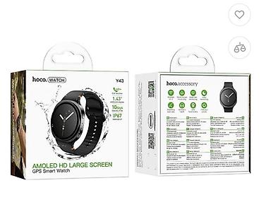 amazfit active: Hoco Y43 AMOLED — смарт‑часы с ярким экраном и спортивными — 4