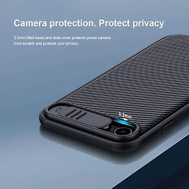 Maske i futrole za telefone: Maska Nillkin CamShield Pro za iPhone 7/8/SE 2020/2022 crna. Uz brzu — 1