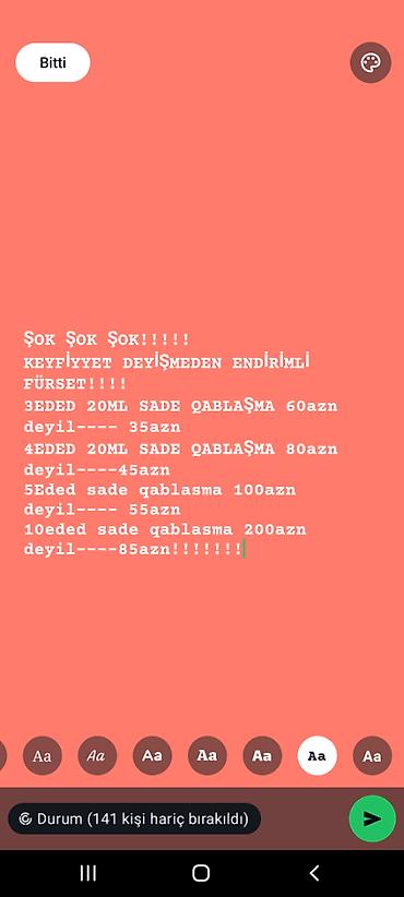 sabun qablasdirma isi: Satış meneceri tələb olunur — 1
