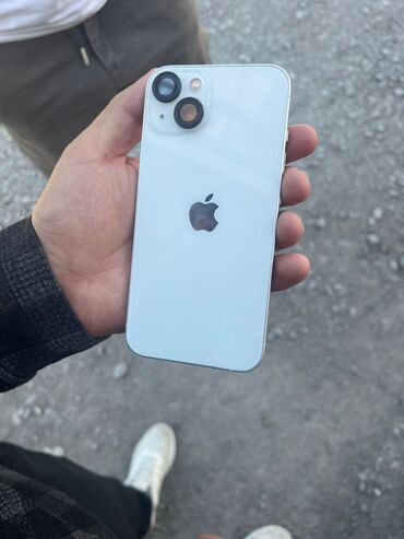 поко х3 128: IPhone 13, Б/у, 128 ГБ, Белый, Защитное стекло, Чехол, Коробка, 88 %