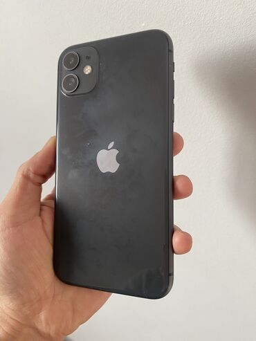 обмен айфон: IPhone 11, Б/у, 128 ГБ, Space Gray, Зарядное устройство, Чехол, Кабель, 85 %