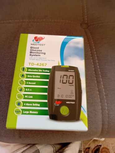 Tibbi lampalar: MEDTEST TD-4267 qan qlükozasının monitorinq sistemi, şəkər